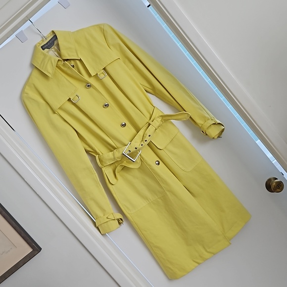 Vintage Adrienne Vittadini rain coat Sz S-M - Picture 2 of 7